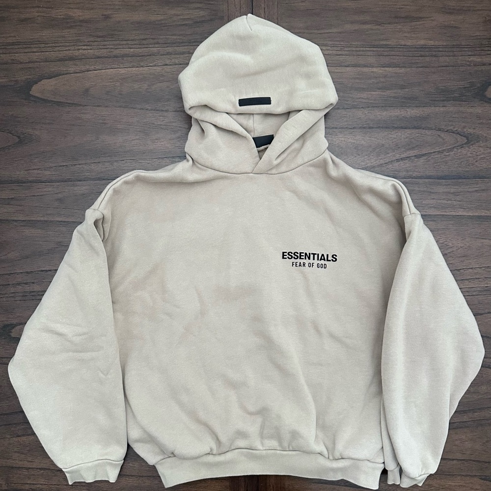 Fear of God Essentials Fleece Hoodie II Desert Sand